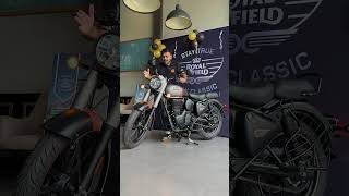 Sahi Savari New Royal Enfield Bike 🤣 Classic 350 shorts [upl. by Assiral]