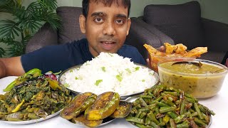 FOOD VLOG  DELICIOUS VEG OMELETTE CURRY MUKBANG EATING SHOW [upl. by Etnoid927]