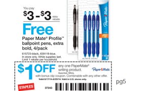 Staples sales amp coupons 81714 [upl. by Tisdale]