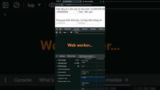 Web Worker và kinh nghiệm lập trình CPU workers backend javascript [upl. by Mcmath874]