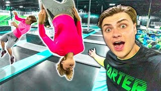 BEST TRAMPOLINE BACKFLIP WINS 10000 [upl. by Ayhtak]