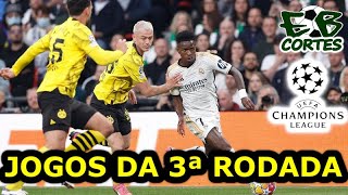 COMEÇA HOJE TERCEIRA RODADA DA CHAMPIONS LEAGUE [upl. by Estel]