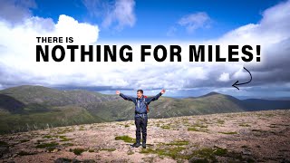 Exploring the Remote Cairngorm Munros Nothing for Miles around [upl. by Valerye]