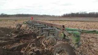 Plowing corn stalks [upl. by Anisah734]