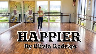 Lyrical Dance Tutorial  Happier by Olivia Rodrigo [upl. by Peskoff]