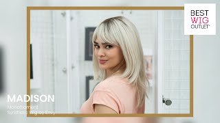 Madison  Monofilament Synthetic Wig by Envy EV30015EV30015R [upl. by Anairol]