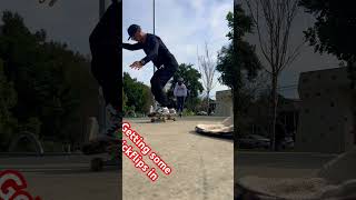 Meadowbank skatepark 40plus skateboarding skatespot kickflipping into sunday like but at 47yrs [upl. by Rehpotsihrc]