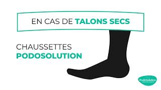 Chaussettes 3 en 1  Irritations talon et crevasses  Podosolution [upl. by Merritt]