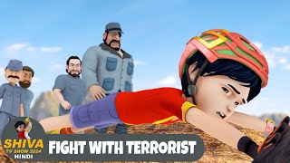 Fight With Terrorist  Full Super Ep  Funny Action Cartoon  Shiva TV Show 2024 Hindi [upl. by Truitt]