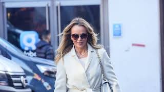 Amanda Holden Departs Heart Breakfast Show in London [upl. by Pickett]