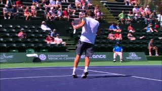 BNP Paribas Open  Ernests Gulbis  Corona QampA [upl. by Kellia821]