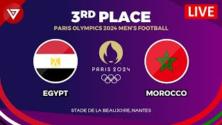 🔴 EGYPT vs MOROCCO  3RD PLACE MENS FOOTBALL PARIS OLYMPICS 2024 Preview amp Predictions Bronze Medal [upl. by Arikahc]