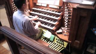 JS Bach  Organ Trio Sonata No 5 in C major BWV 529 Princeton University Chapel [upl. by Hnid]