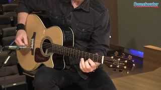 Takamine P5NC Pro Series Acousticelectric Guitar Demo  Sweetwater Sound [upl. by Rotberg]