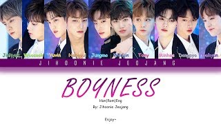 PRODUCE X 101  BOYNESS 소년미 少年美 Color Coded HanRomEng Lyrics [upl. by Breech]