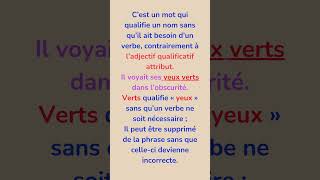 Short quot Tout savoir sur l’adjectif qualificatif épithètequot [upl. by Anahoj]