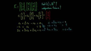 Exemples de Vect et dindependances lineaires [upl. by Odlopoel]