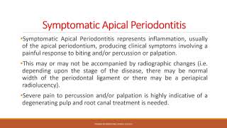 Inflammatory Conditions of Pulp and Periapical Diseases [upl. by Leihcey]