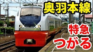 半室グリーン車 ローカル特急つがる号の紹介【1806秋田6】 [upl. by Neall]