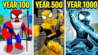 1000 YEARS AS SPIDERMAN Roblox [upl. by Terry]