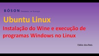 Instalação do Wine e execução de programas Windows no Linux Ubuntu [upl. by Cletus]