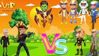 vir d robot boy vs vir mighty raju  animation cartoon  roboboy suit on  new episode  robot boy [upl. by Niryt]