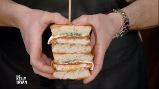 Chef Joshua Weissman Makes Chicken Parm Focaccia Sandwich Bites [upl. by Ailhat]