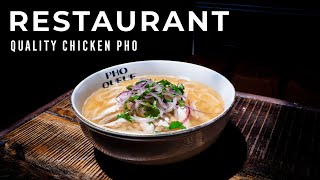 Restaurant Quality Chicken PHO at Home a comprehensive guide with recipe  Leighton Pho [upl. by Naillimixam]