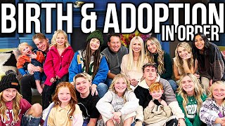 16 KiDS BiRTH and ADOPTiON stories in ORDER [upl. by Notsua594]