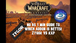 Zygor VS Rested XP Which Addon is Better for Classic Levelling Sub 2 min honest review [upl. by Annirac]