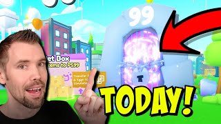 🔴LIVE  PET SIMULATOR 99 RELEASTED TODAY  Roblox [upl. by Ertnod]