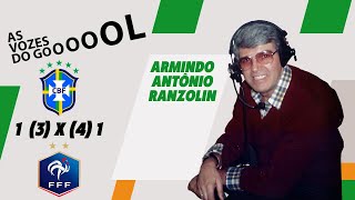 Brasil 1 3 x 4 1 França 1986  Armindo Antônio Ranzolin [upl. by Suryc473]