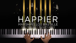 Marshmello ft Bastille  Happier  The Theorist Piano Cover [upl. by Bresee]