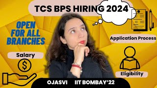 TCS BPS Hiring 2024  TCS BPS Interview 2024  TCS Online Test  TCS BPS Salary Application Process [upl. by Natsud]