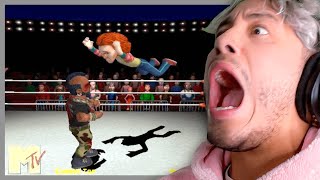 MAAU JUEGA CELEBRITY DEATH MATCH PARA PS2 😱 [upl. by Haseena]