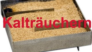 Kalträuchern im Räucherofen mit Nischenmarkt Kalträuchergerät [upl. by Aivekal]