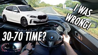 2022 BMW 118i DRIVING POVREVIEW  I WAS WRONG [upl. by Aseen954]