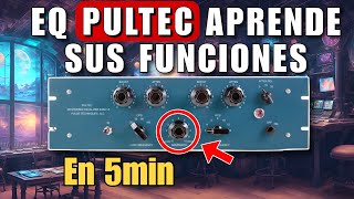 EQ PULTEC EN 3MIN APRENDE como FUNCIONA producción musical mezcla y mastering [upl. by Adaval]