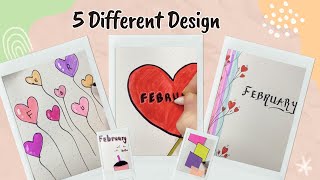 February Bullet Journal Cover Ideas [upl. by Terr]