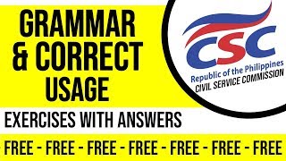 CSE ENGLISH GRAMMAR AND CORRECT USAGE [upl. by Morly]