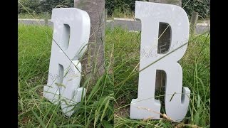 Comment faire des lettres 3D ★★ how to make 3d letters [upl. by Ashien271]