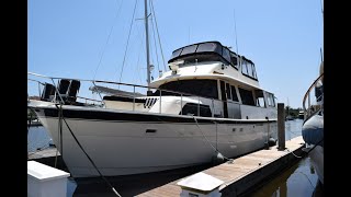 1981 56 Hatteras Wide Body [upl. by Akimyt]