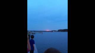 Antares explosion as seen from East Point VA October 28 2014 [upl. by Ynnhoj]