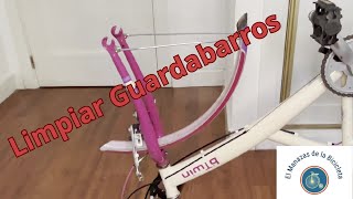 Cómo Limpiar el Guardabarros de la Bicicleta [upl. by Tremann]