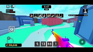 Big paintball using tempered ak roblox bigpaintball friday [upl. by Schoenberg]