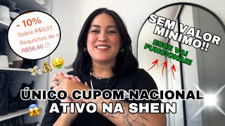 NOVO CUPOM NACIONAL DA SHEIN JULHO 2024 [upl. by Nalyd]