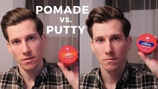 Pomade vs Putty Whats the difference [upl. by Lydie]