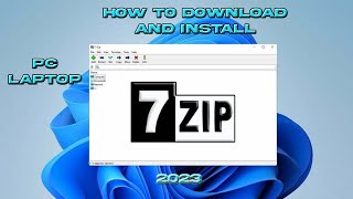 How to Install 7 Zip on Windows 10 2023 [upl. by Eeb]