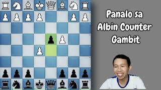 Ipanalo Gamit ang Albin Counter Gambit vs Queens Gambit chess [upl. by Arocet715]