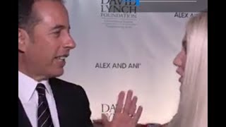 Jerry Seinfeld Refuses to Hug Kesha in Awkward Moment [upl. by Bradeord485]